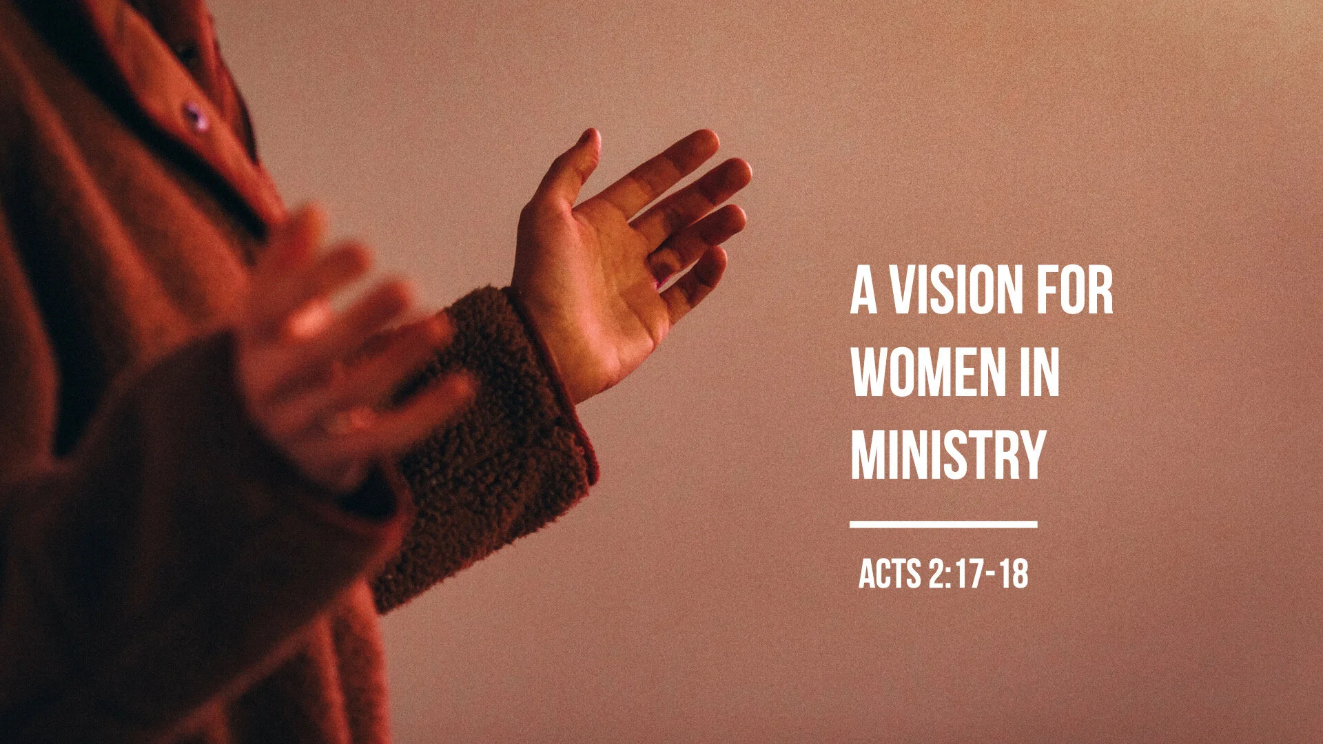 A Vision for Women in Ministry