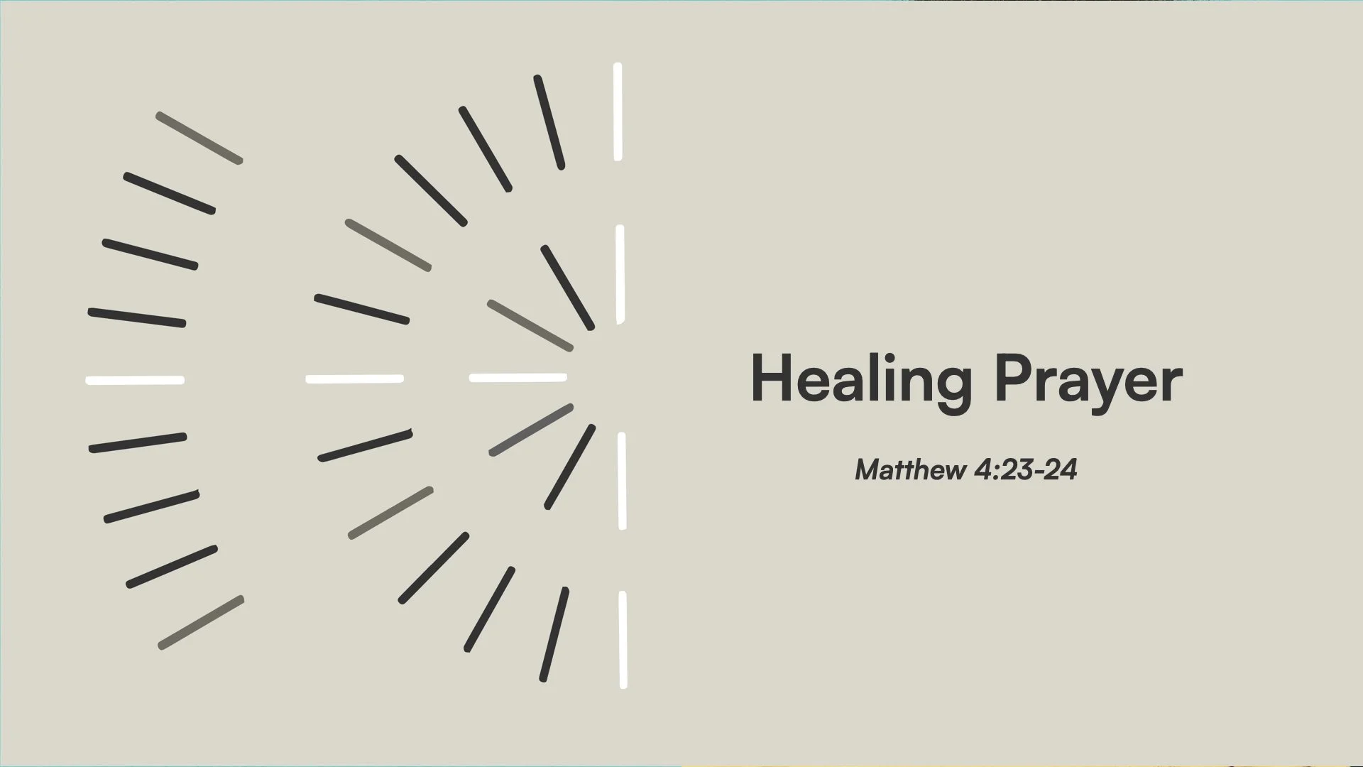 Healing Prayer