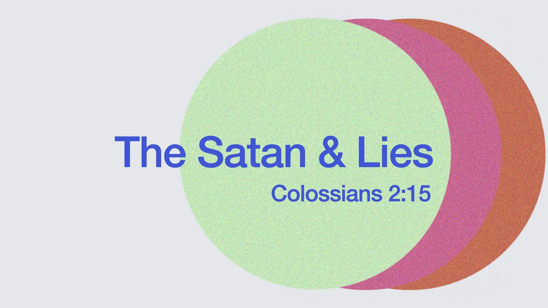 The Satan &amp; Lies