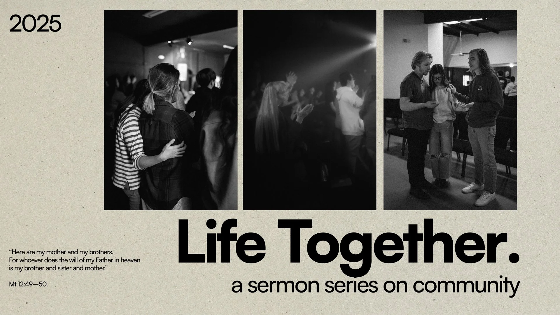 Community As Necessity