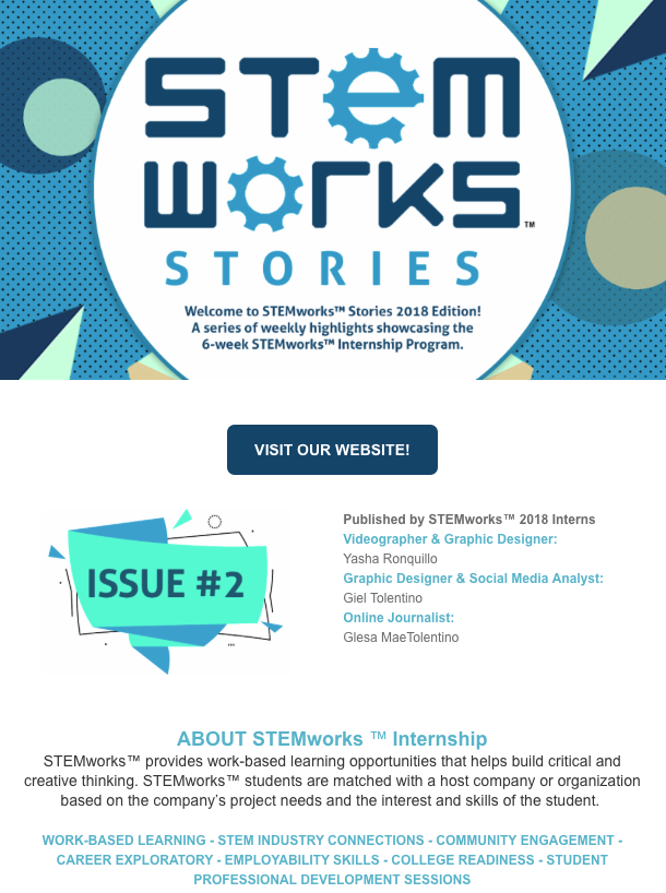 STEMworks™ Stories e-newsletter - Issue 2