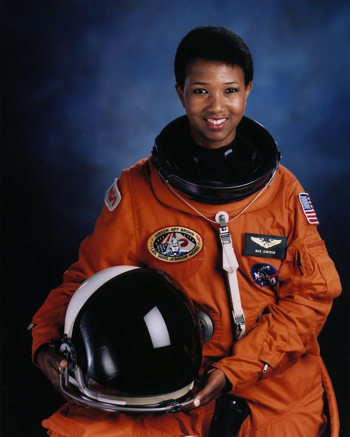 Astronaut Mae Jemison, first African-American woman in space as STS-47 Endeavour mission specialist. (Photo by Time Life Pictures/NASA/The LIFE Picture Collection/Getty Images)