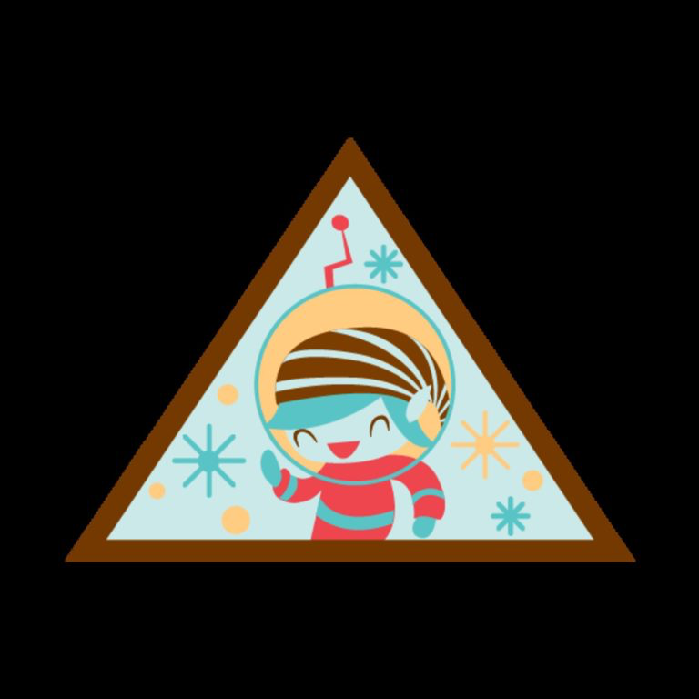 The Girl Scouts’ new Space Science Adventurer badge for Brownies. Credit: Girl Scouts of the U.S.A.