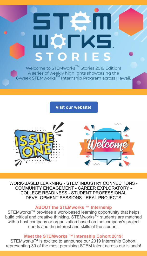 STEMworks Stories 2019 Issue 1