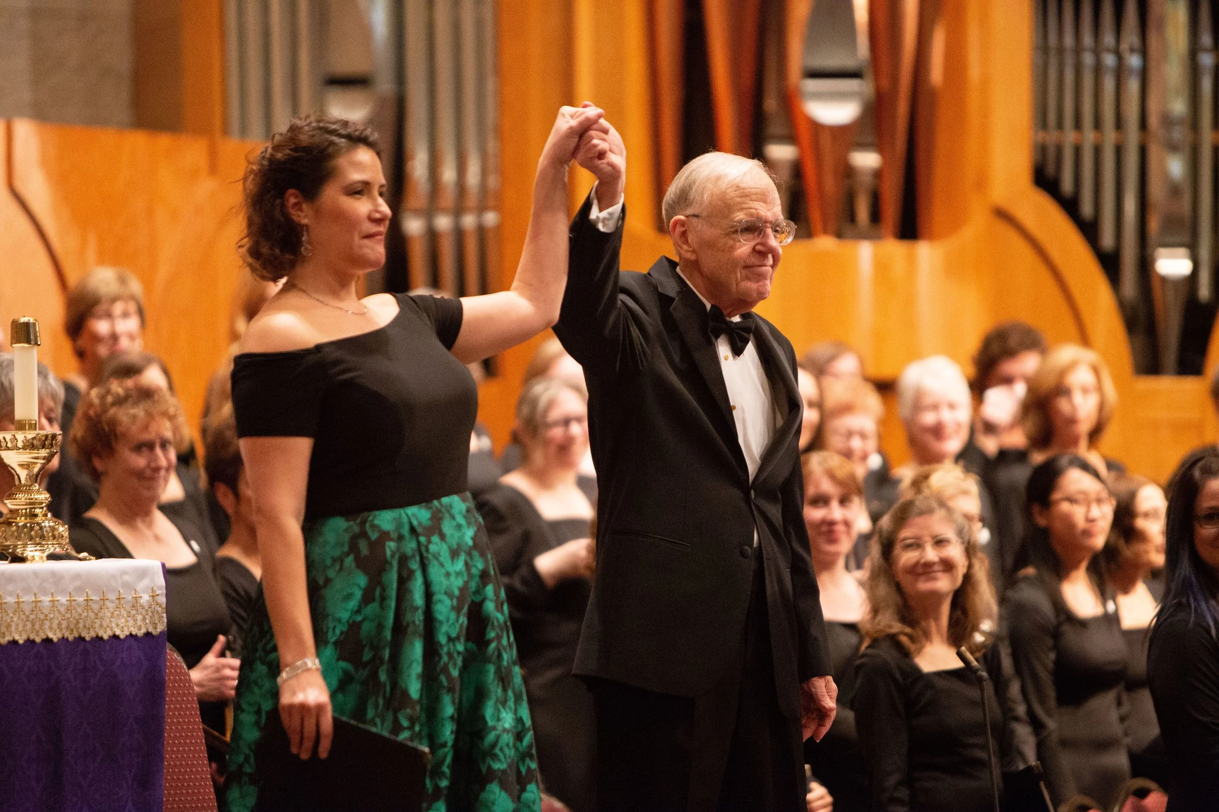 March 2019, soprano soloist Danielle Talamantes & Maestro Shafer