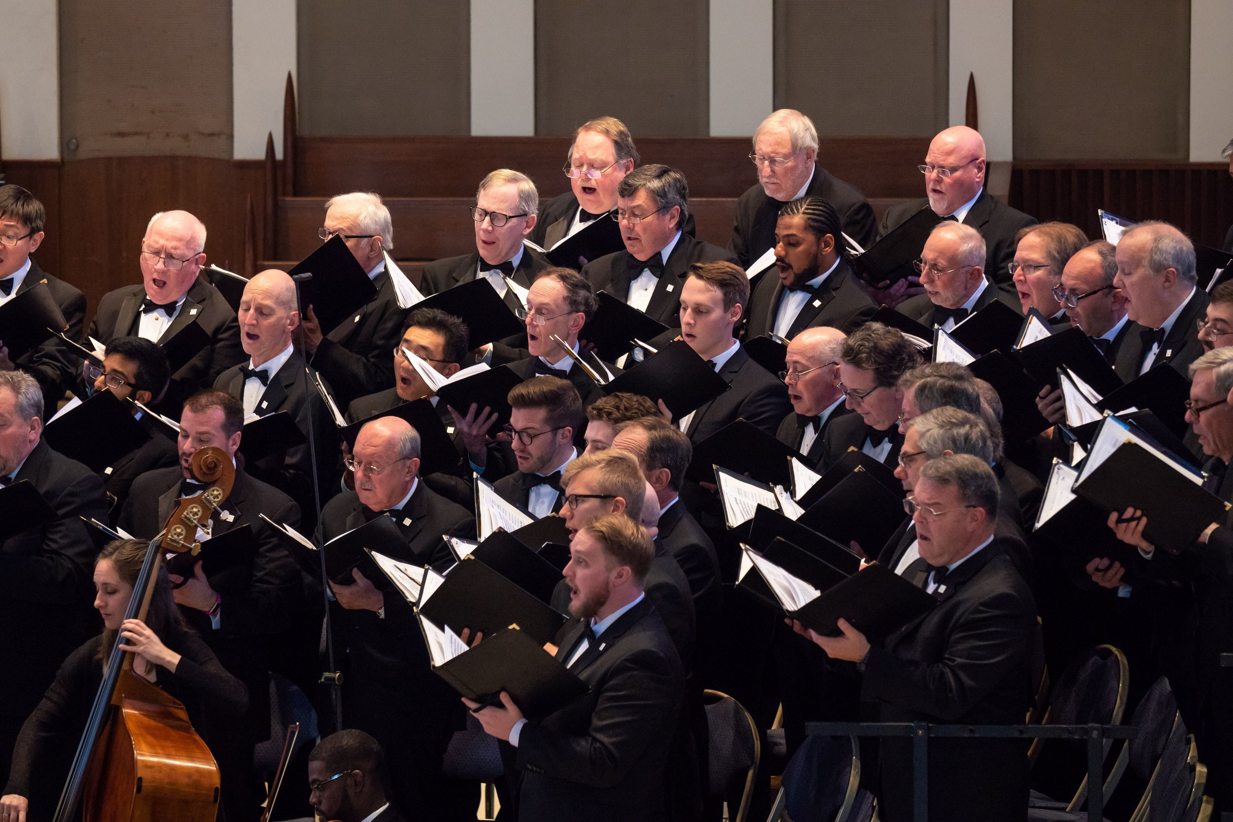 April 2018, tenors & basses