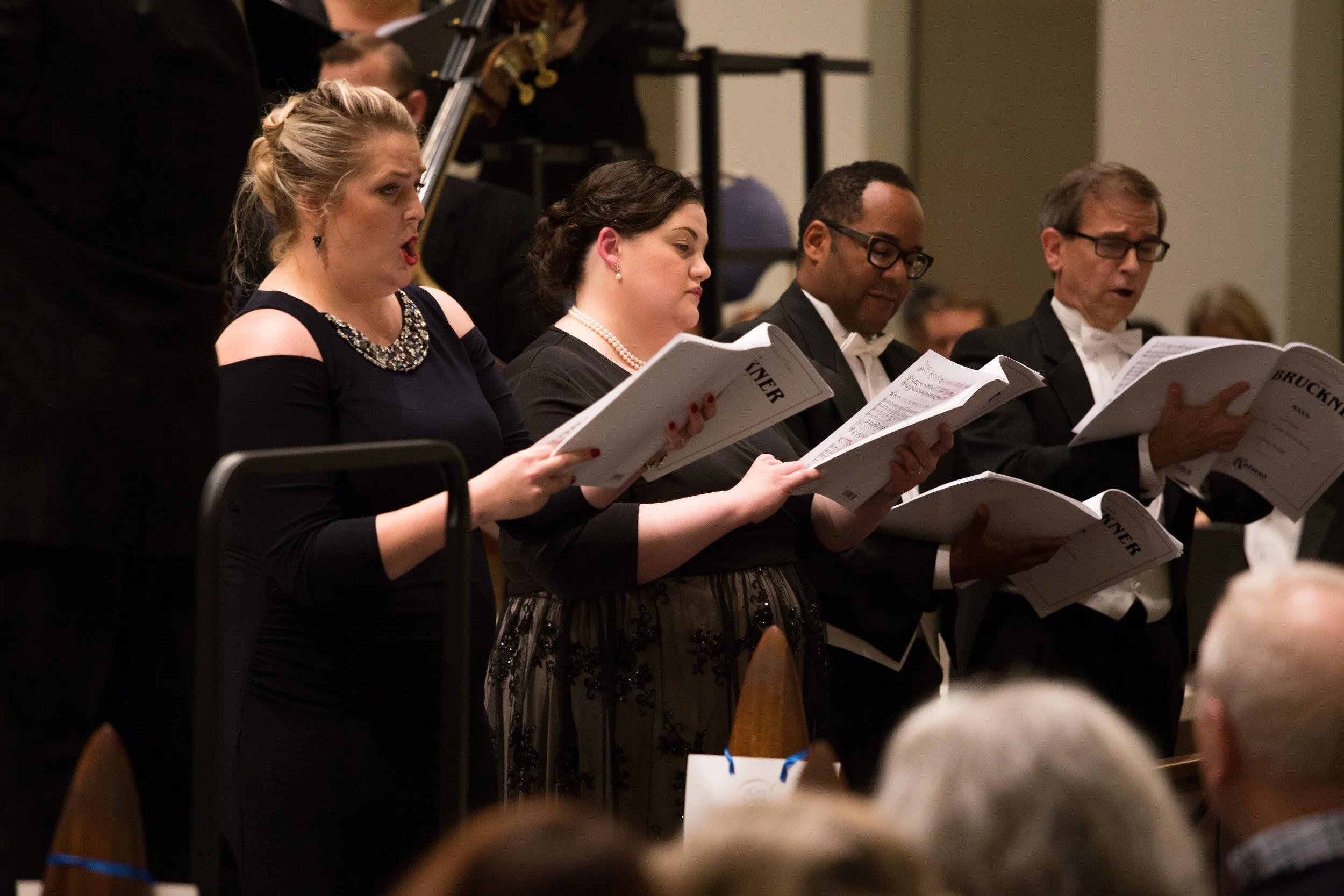 November 2017, soloists Mathilda Edge, Alexandra Christoforakis, Norman Shankle & Jim Shaffran