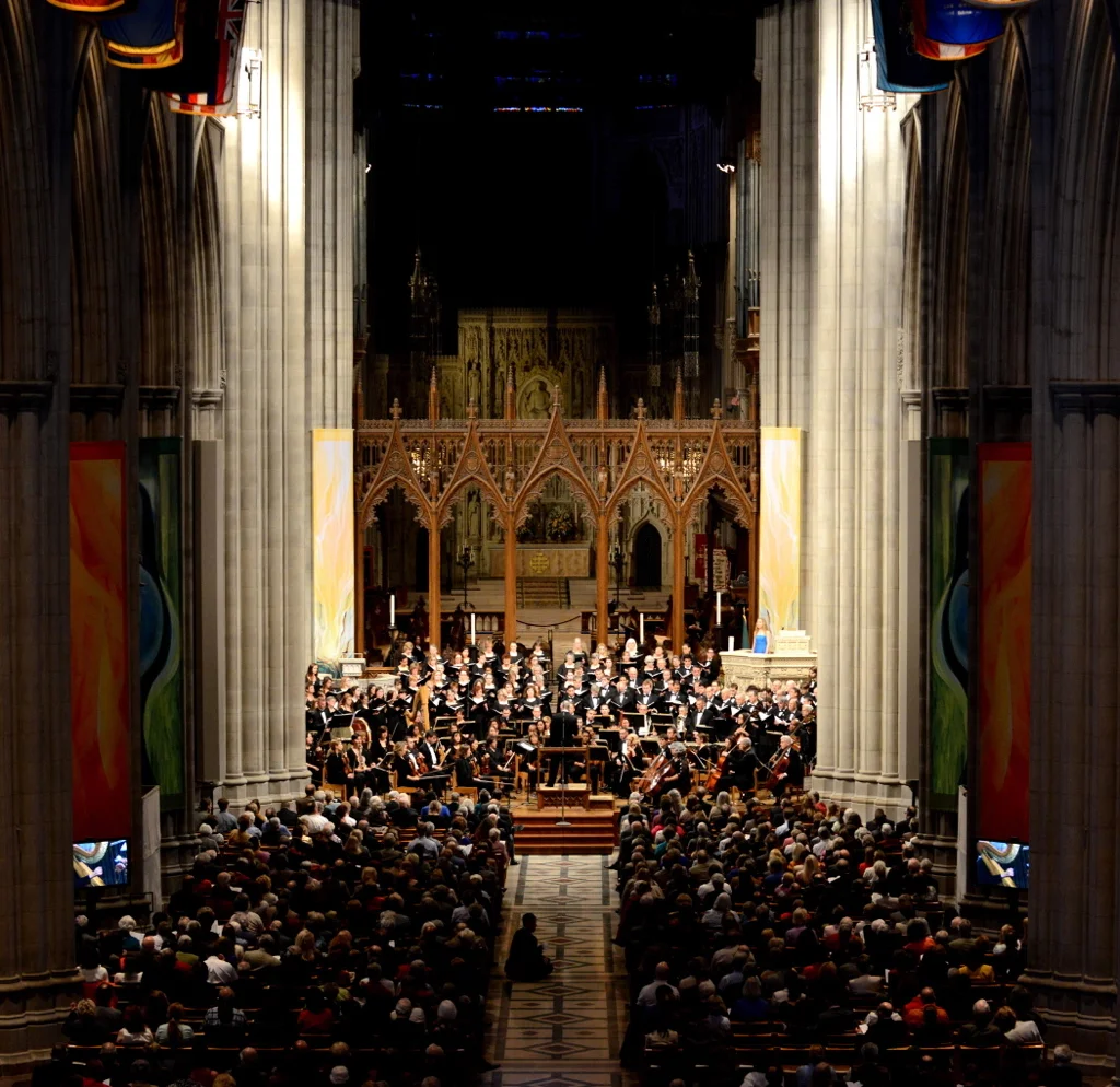 April 2014, "Diamond Jubilee" concert at Washington National Cathedral