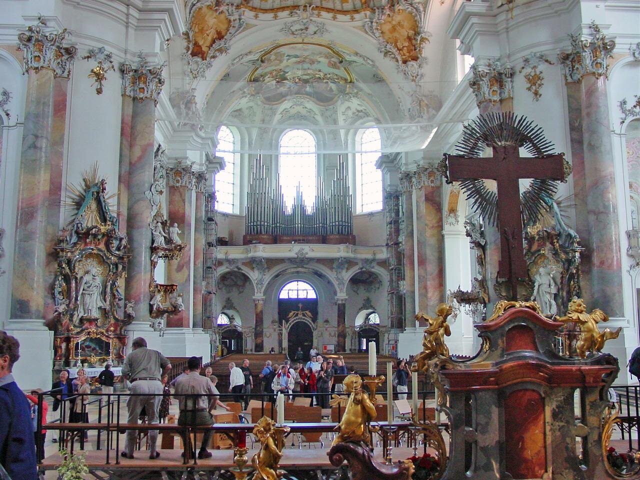 Ottobeuren, from the risers. Courtesy of Glenda Finley
