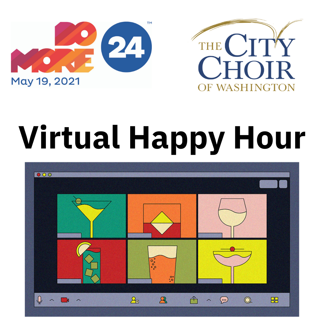 Do More 24 Virtual Happy Hour: May 19, 7:30 pm