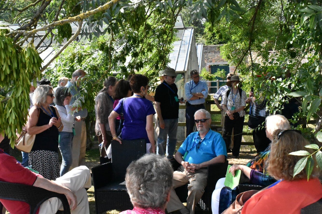 Berkeley Castle. Seated at center: Joe Jones (photo: Rachel Tester)