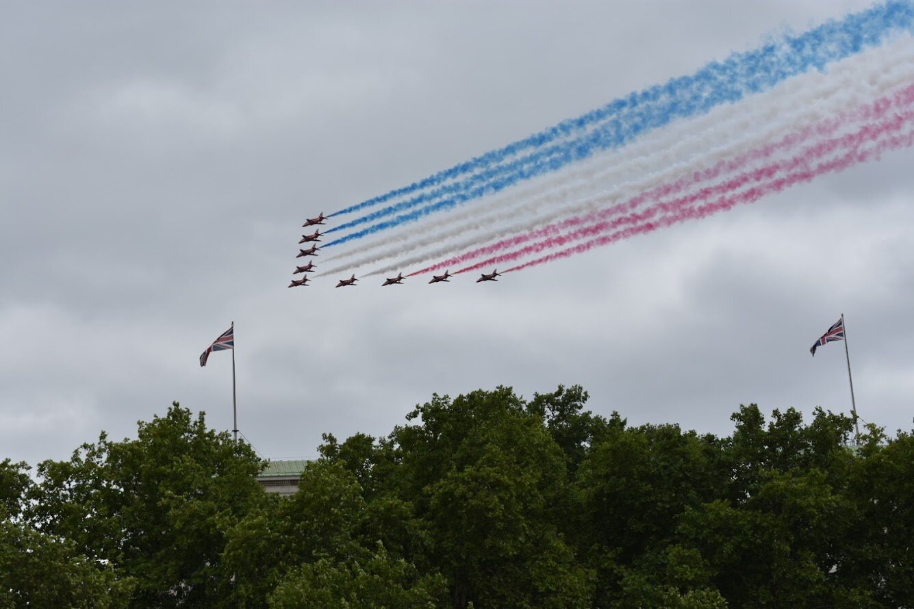 RAF anniverversary flyover (photo: Rachel Tester)