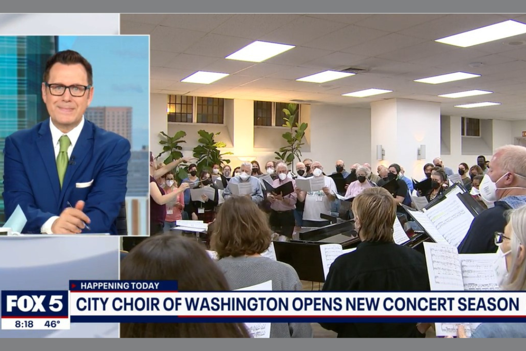Fox 5 DC Reports on City Choir &amp; Erin!