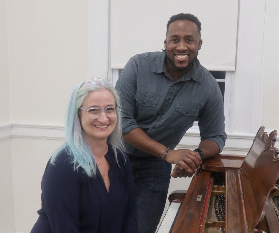 Check out our homegrown talent! 🤩 City Choir singers Rachel Tester @rtester81 and Lejerian Williams @theycallmeeljay will be our Beethoven's Mass in C Major soprano and tenor soloists. Don't miss hearing Rachel and LJ (along with our other fabulous 