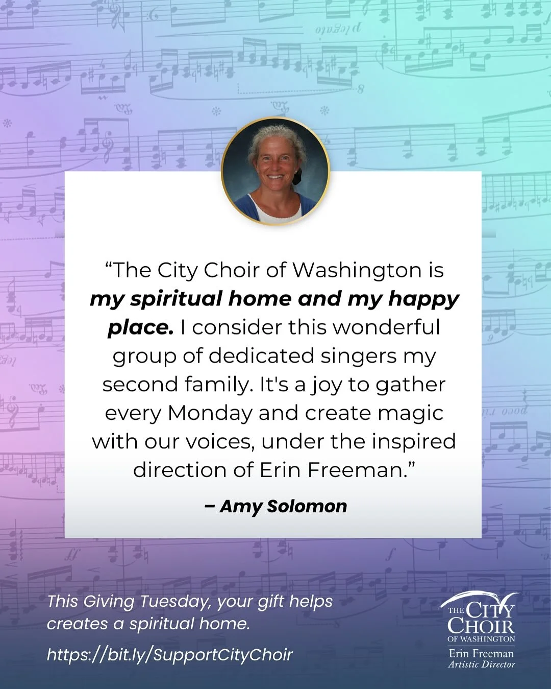 Why our singers love City Choir 🧡🧡

Our community helped us reach our $15,000 Giving Tuesday goal&hellip;.now we&rsquo;re going for $20,000! Help us get over the finish line! Donate using the link in our bio.