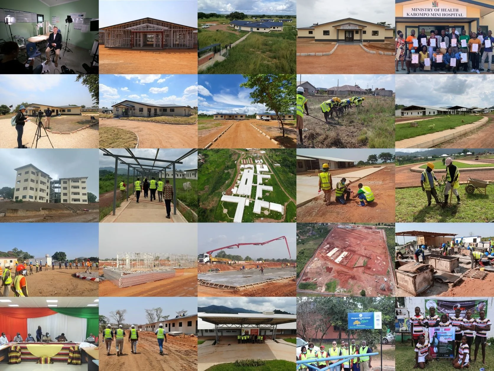 2022 Starts with Works on over 30 Sites Across 4 Countries