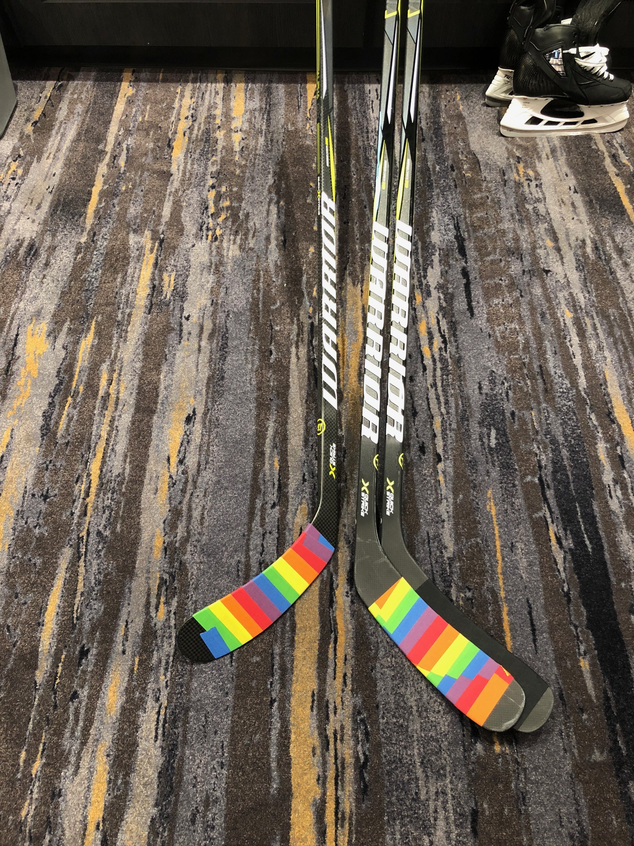 Golden Knights Break Out The Rainbow Tape