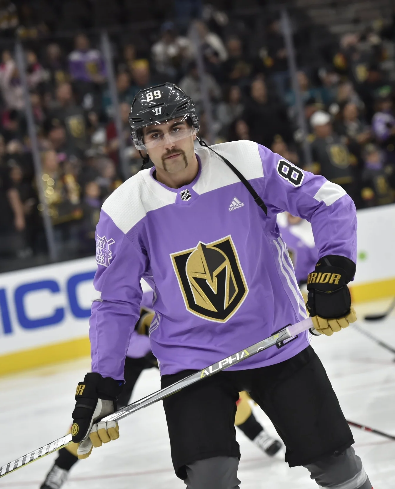 golden knights hockey fights cancer jersey