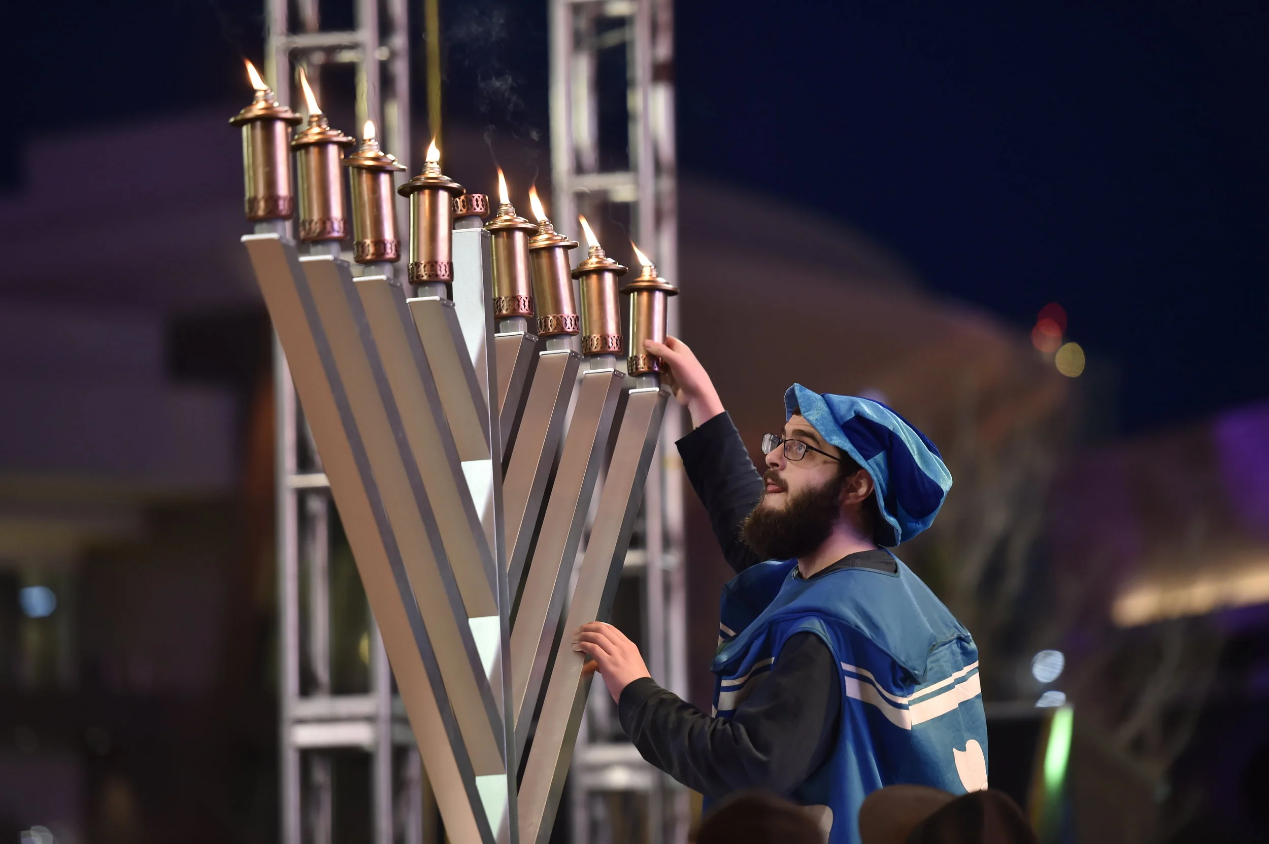 Hanukkah Menorah Lighting