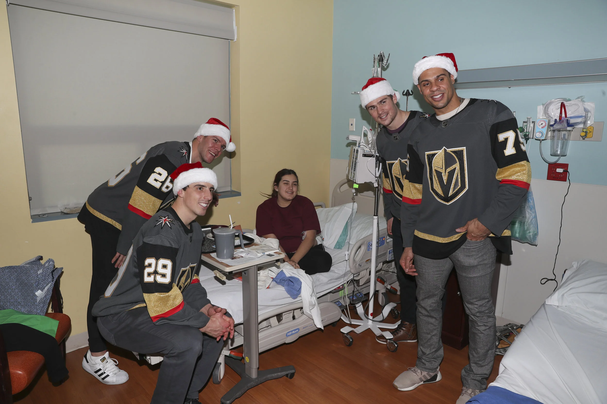Golden Knights Visit Kids At Summerlin Hospital
