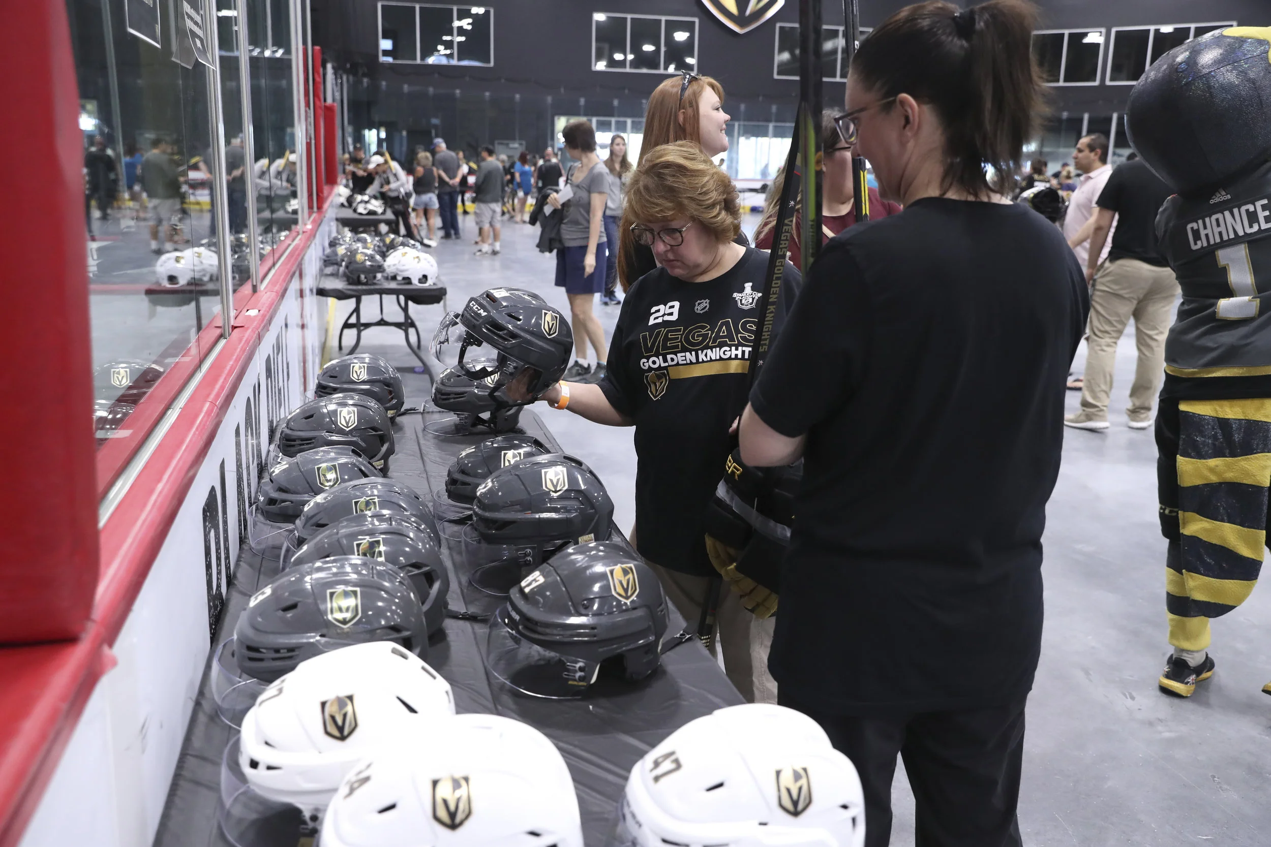 Season Ticket Members Take Home History from Battle Worn Armor Sale — VGK Lifestyle