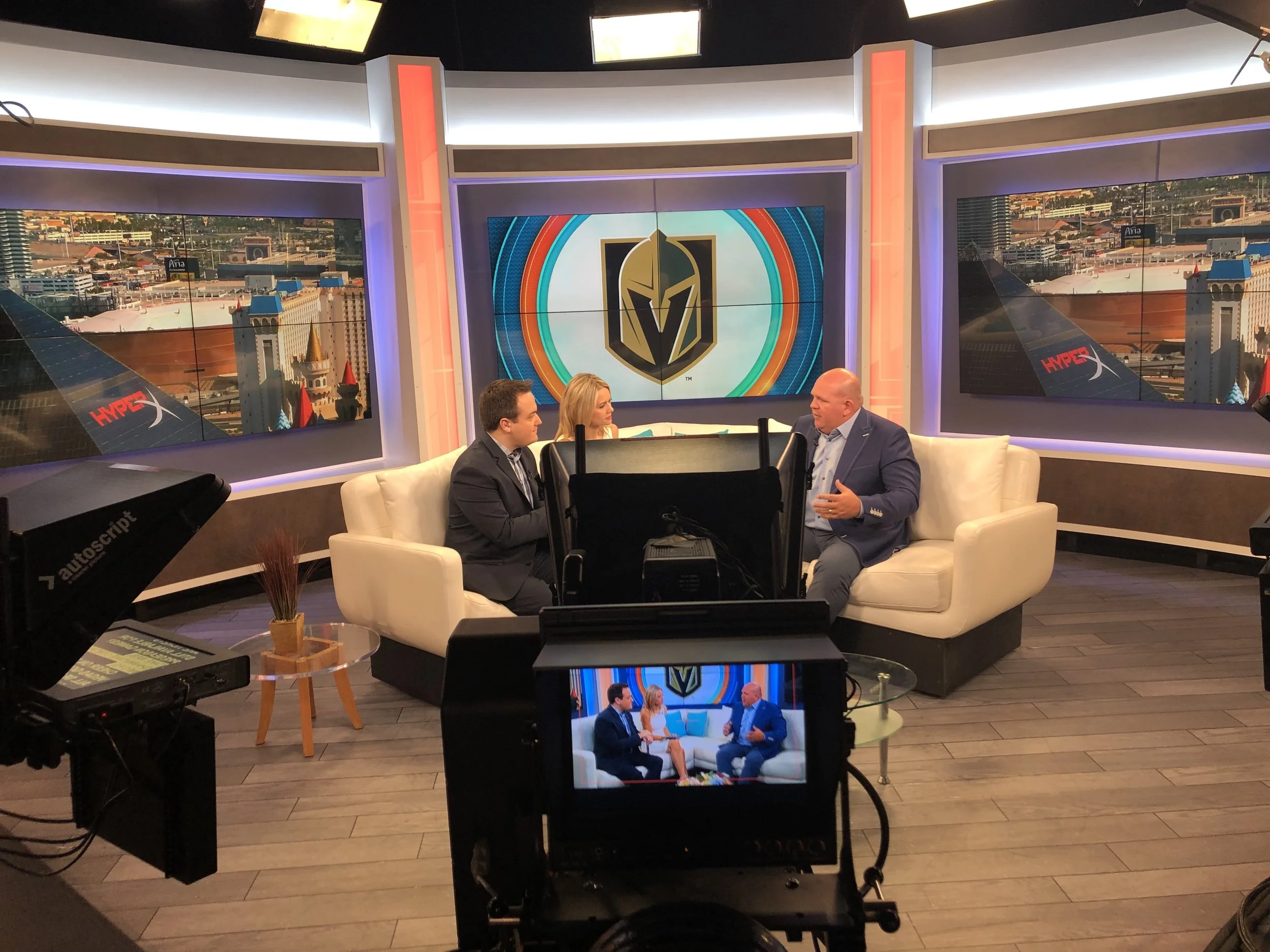 Gary Lawless Talks VGK On KTNV Channel 13