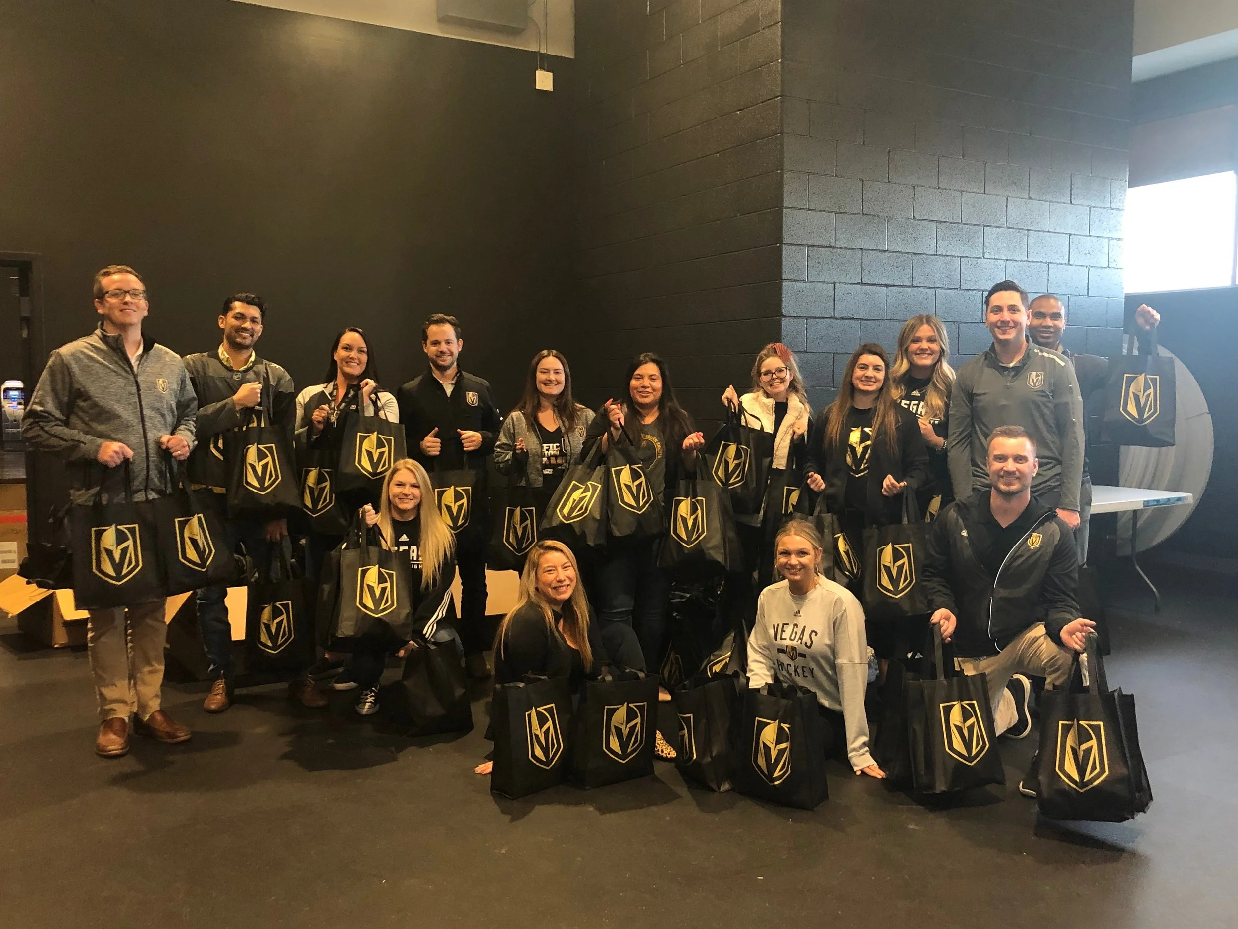 VGK Staff Volunteers to Help Homeless Students