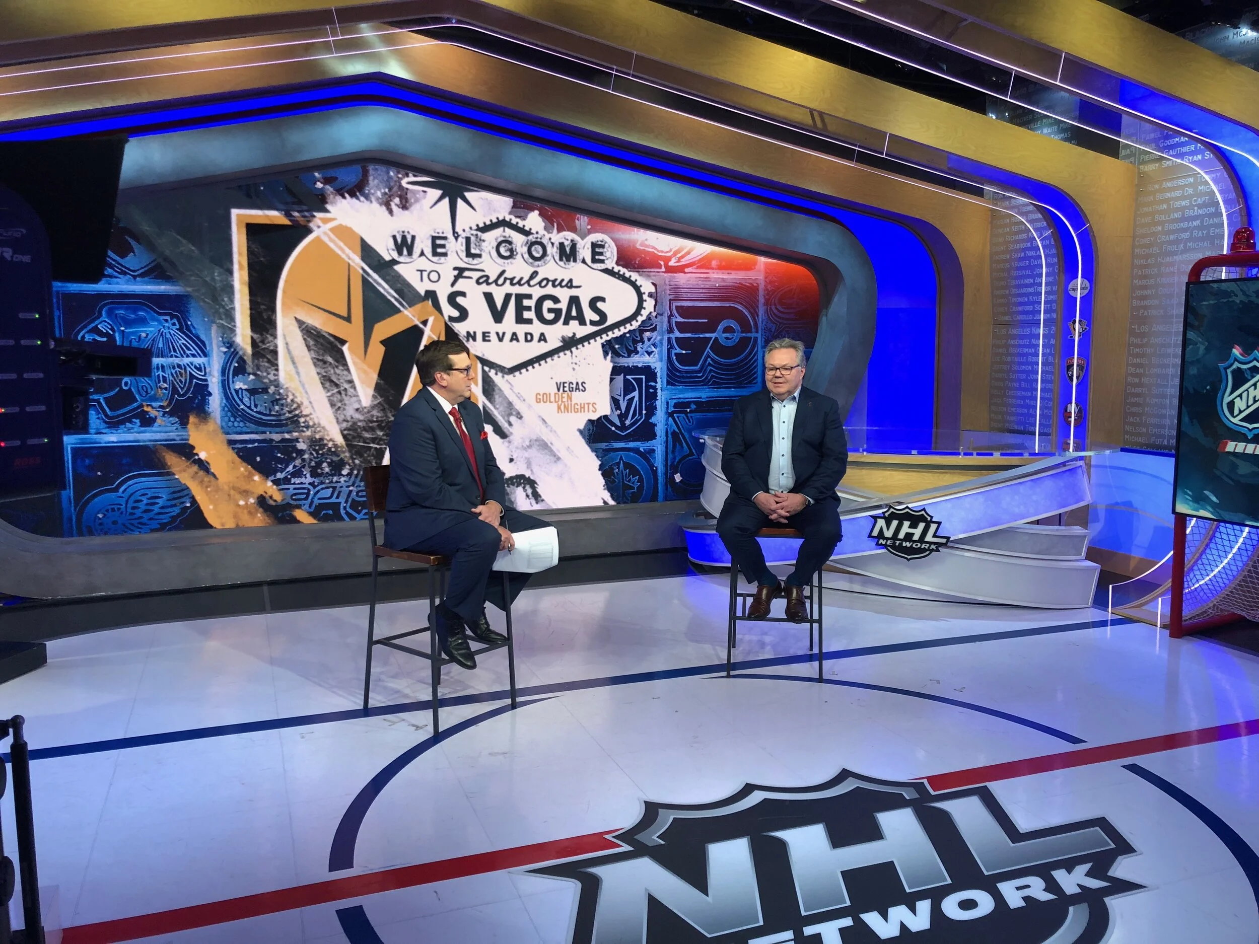 Golden Knights Visit NHL Network