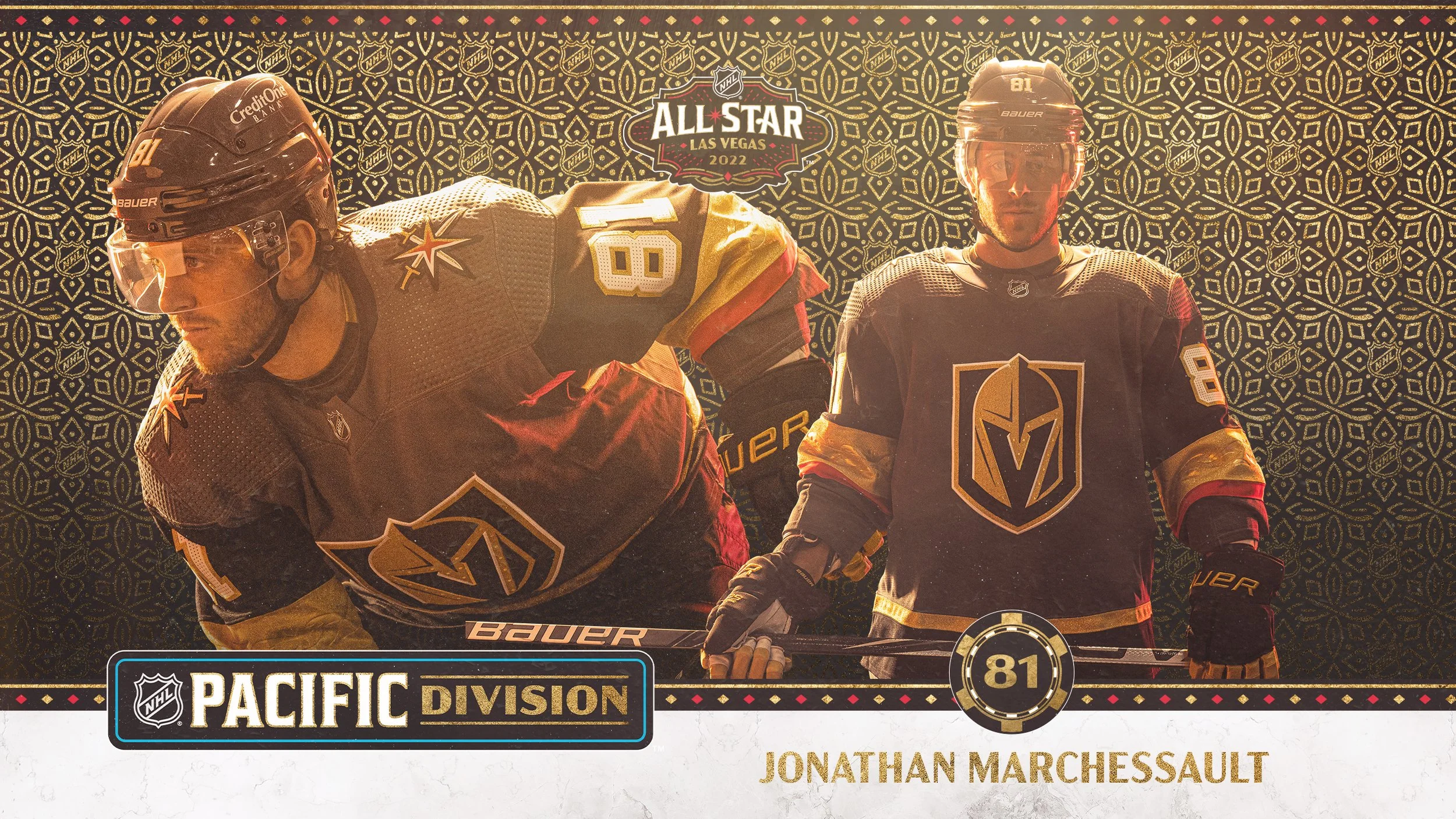 Jonathan Marchessault Named To The Pacific Division All-Star Team 🌟