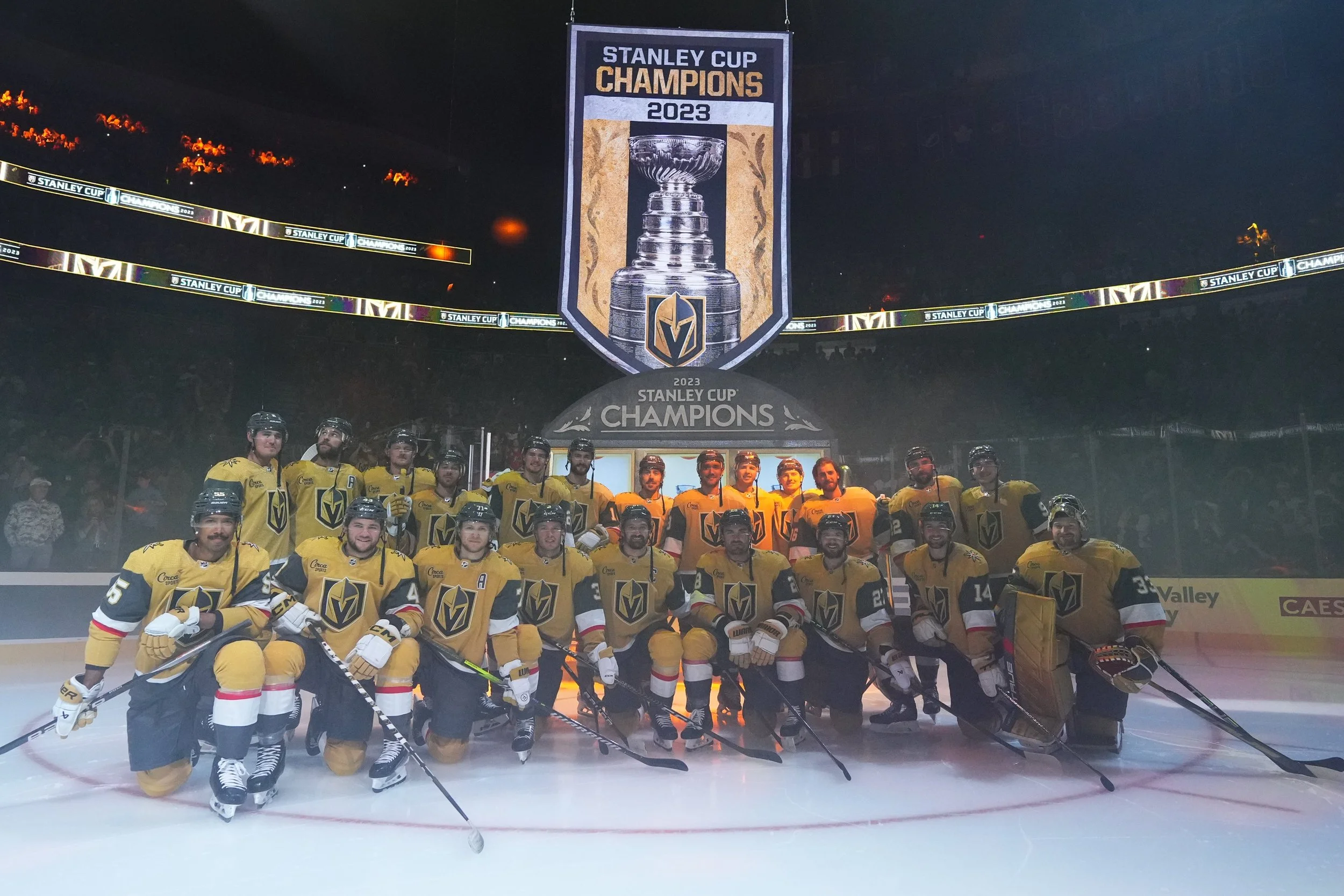 Stanley Cup Banner Raising
