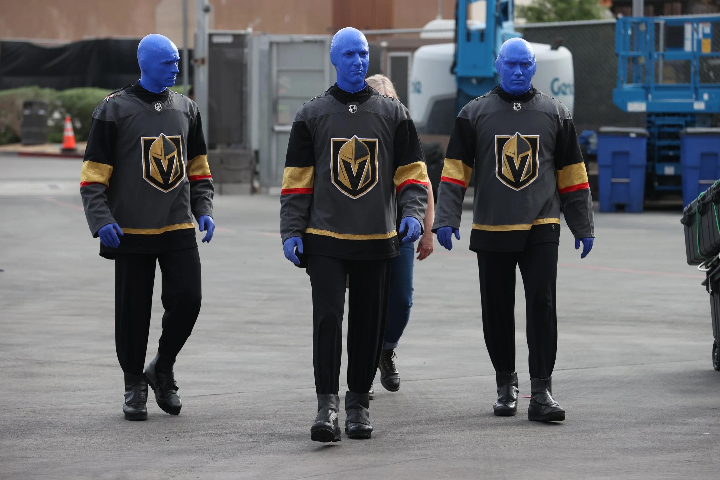 The Blue Man Group Rings the Siren at The Fortress 