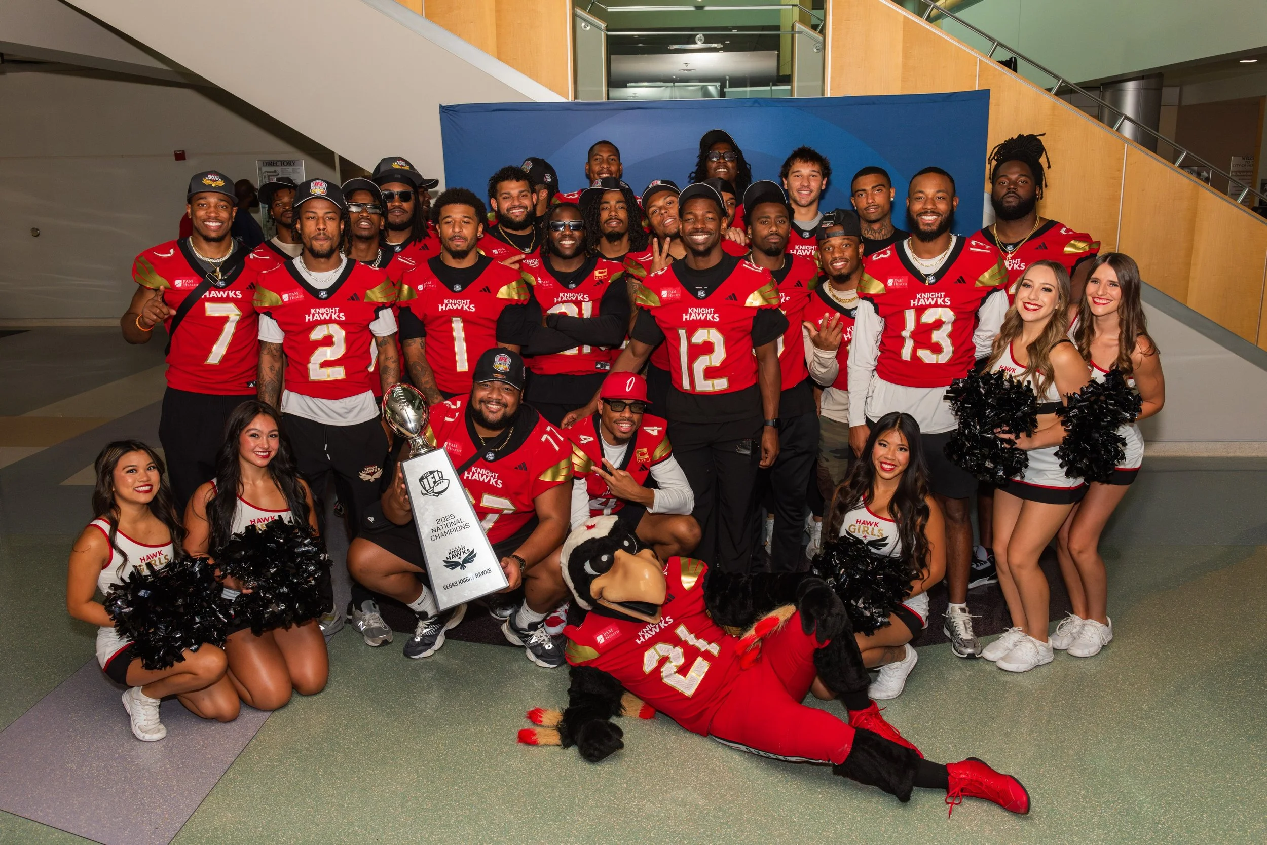 Vegas Knight Hawks IFL Championship Celebration! 🏈 ❤️ 🥳