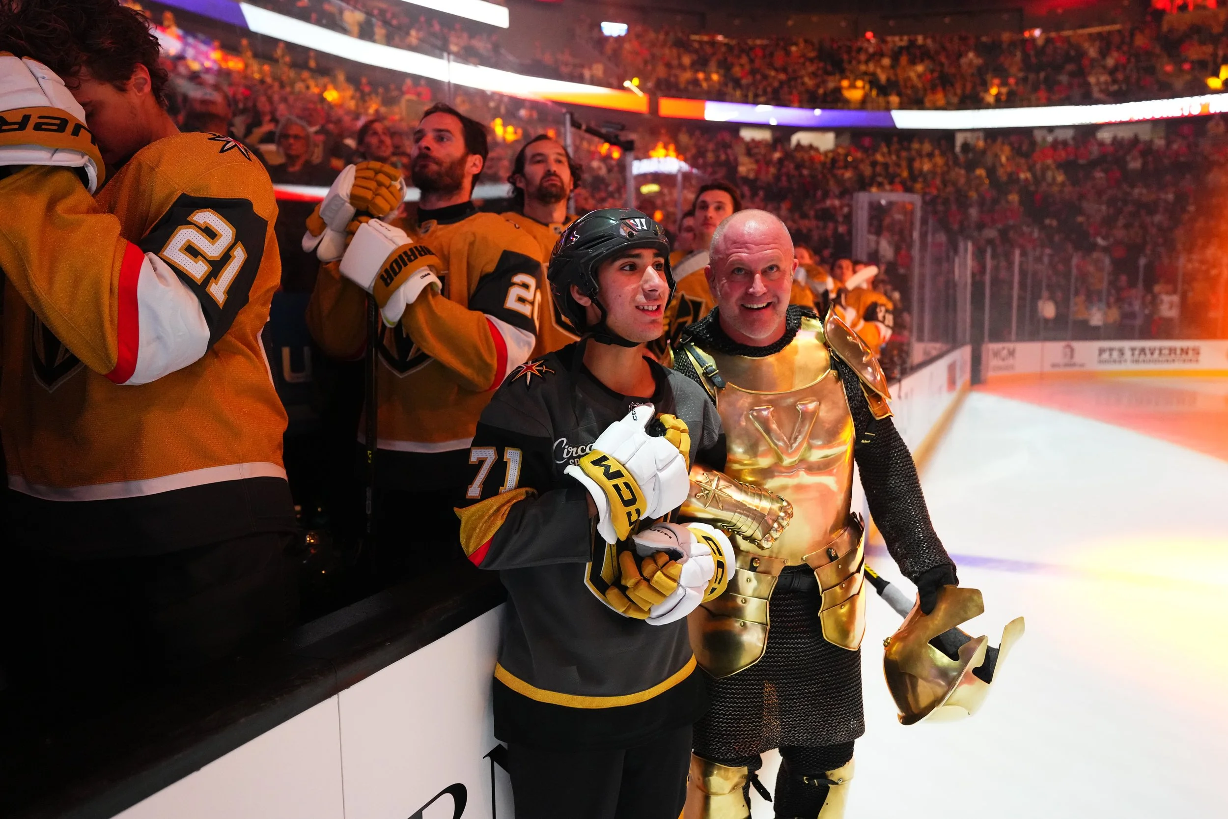 Evan Brill Gets His VGK Wish! 💜✨