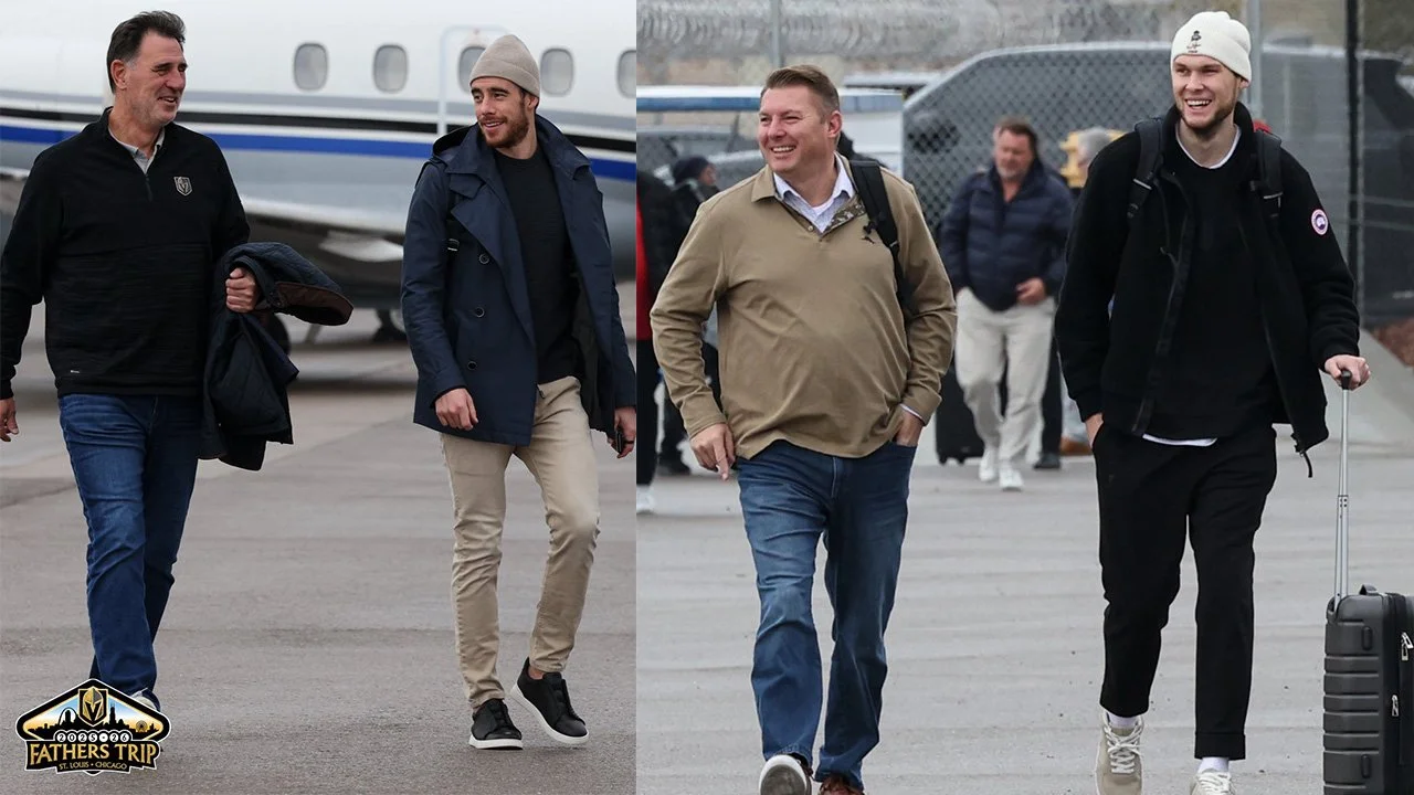 2025-26 VGK Father’s Trip 💛🏒👨‍👦