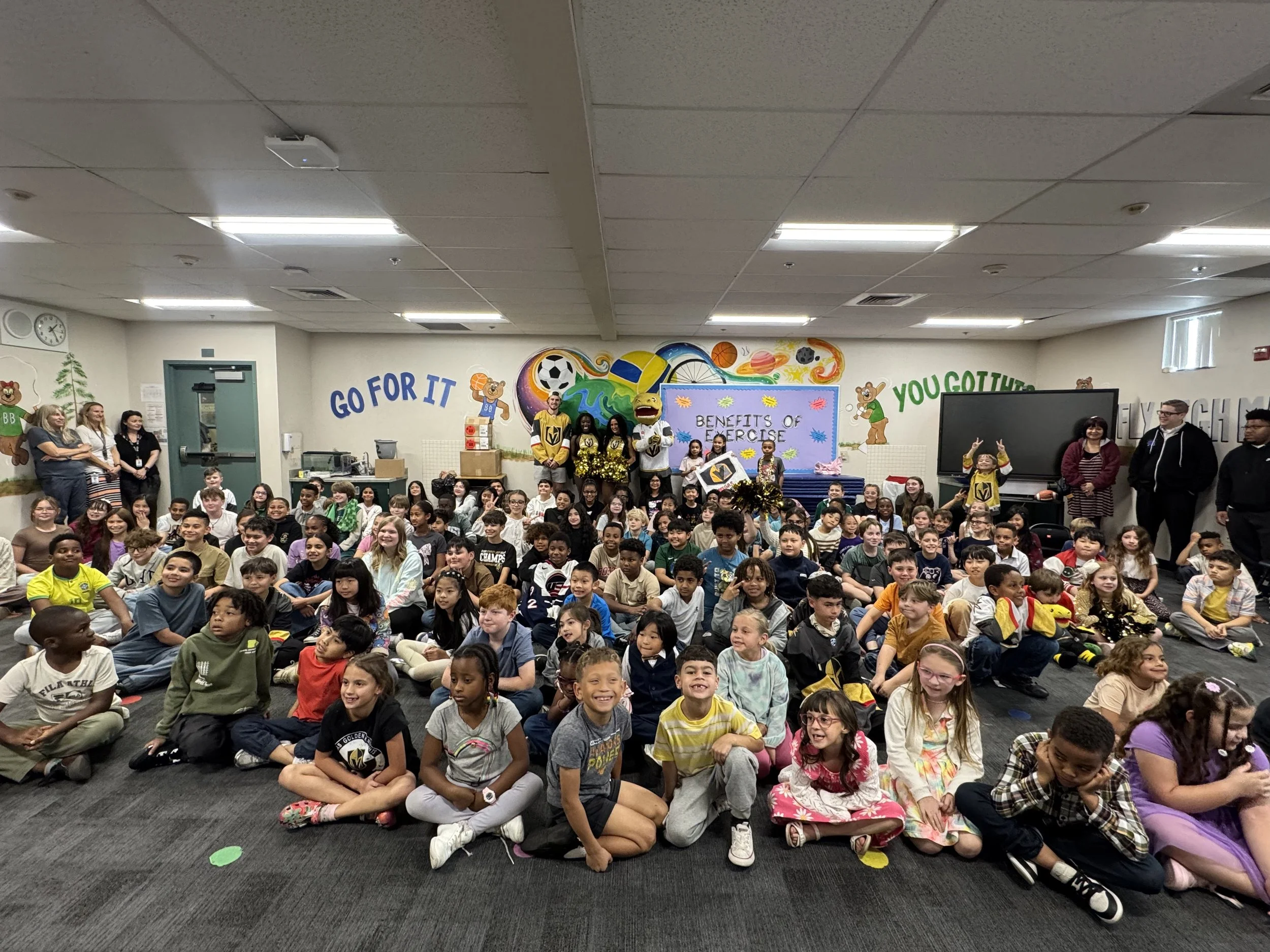 Golden Knights Celebrate Nevada Reading Week 📚 ✏️