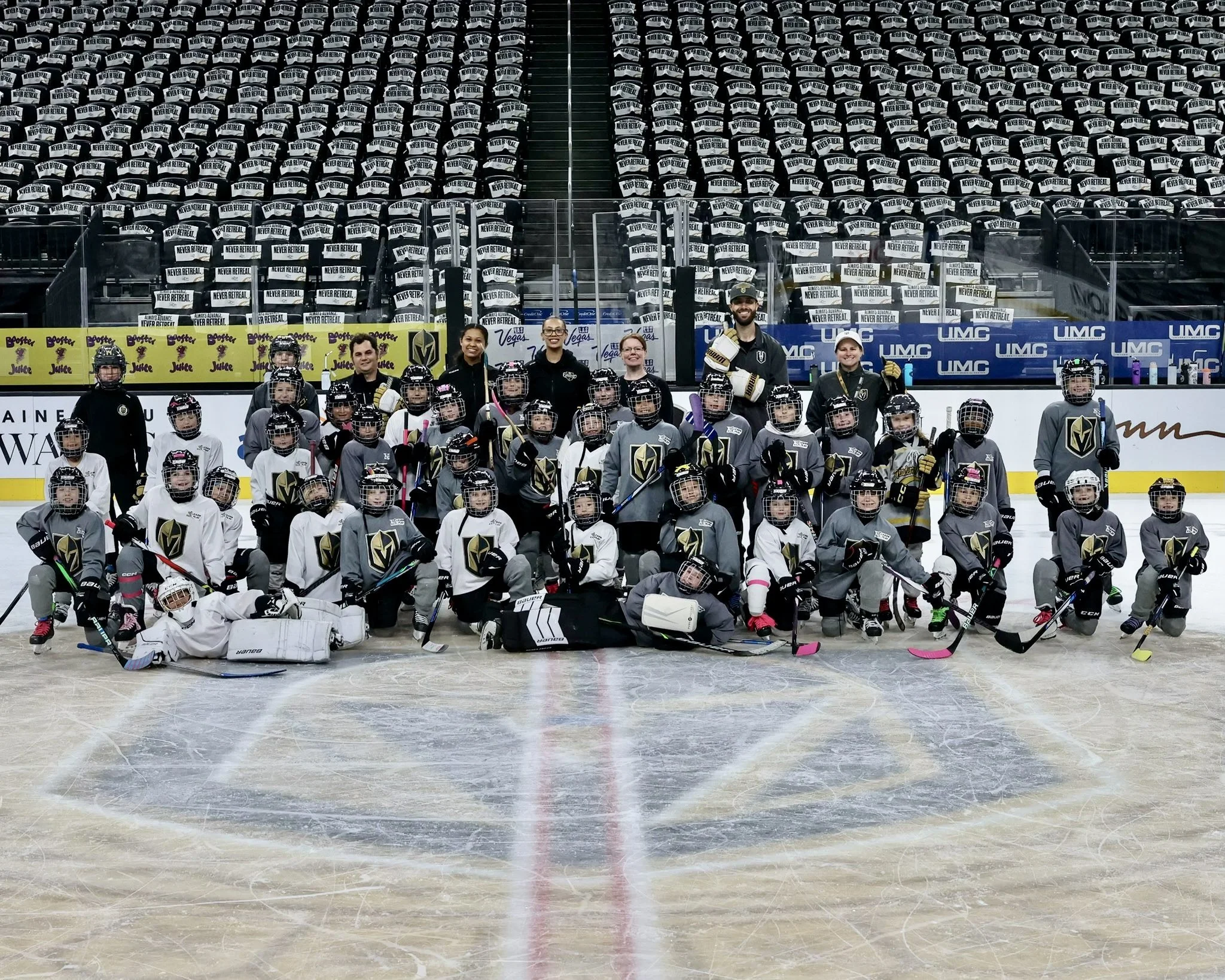 Girls NHL Learn to Play at T-Mobile Arena 🏒🥅