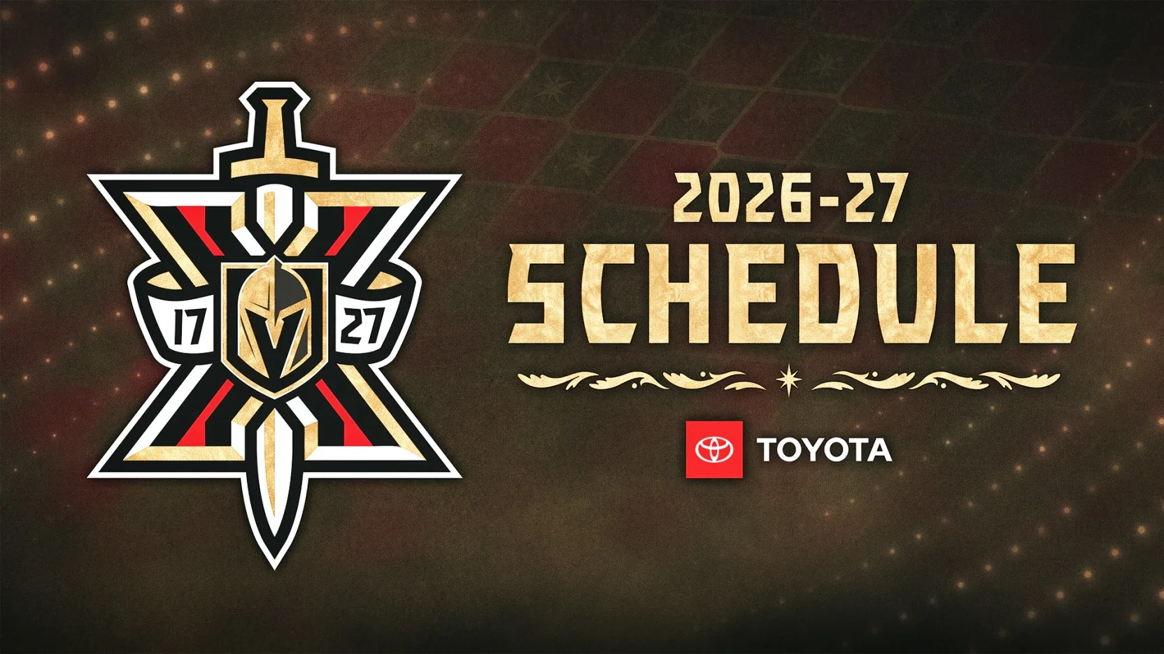 Golden Knights Season X Schedule 🏒🤩