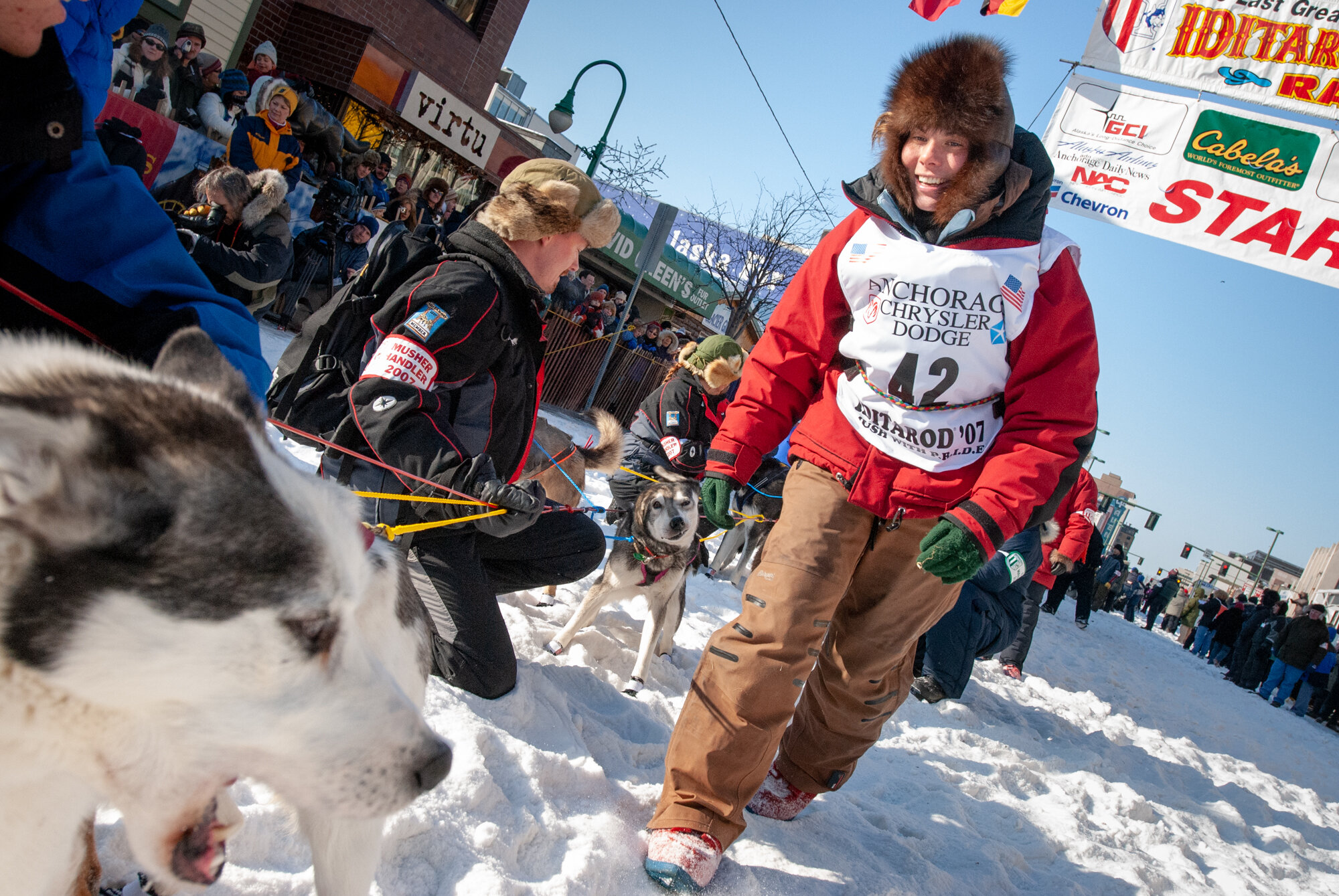  Sigrid Ekran, World Champion sled dog racer.Copyright: Kristine Nyborg kristine@kristinenyborg.com 