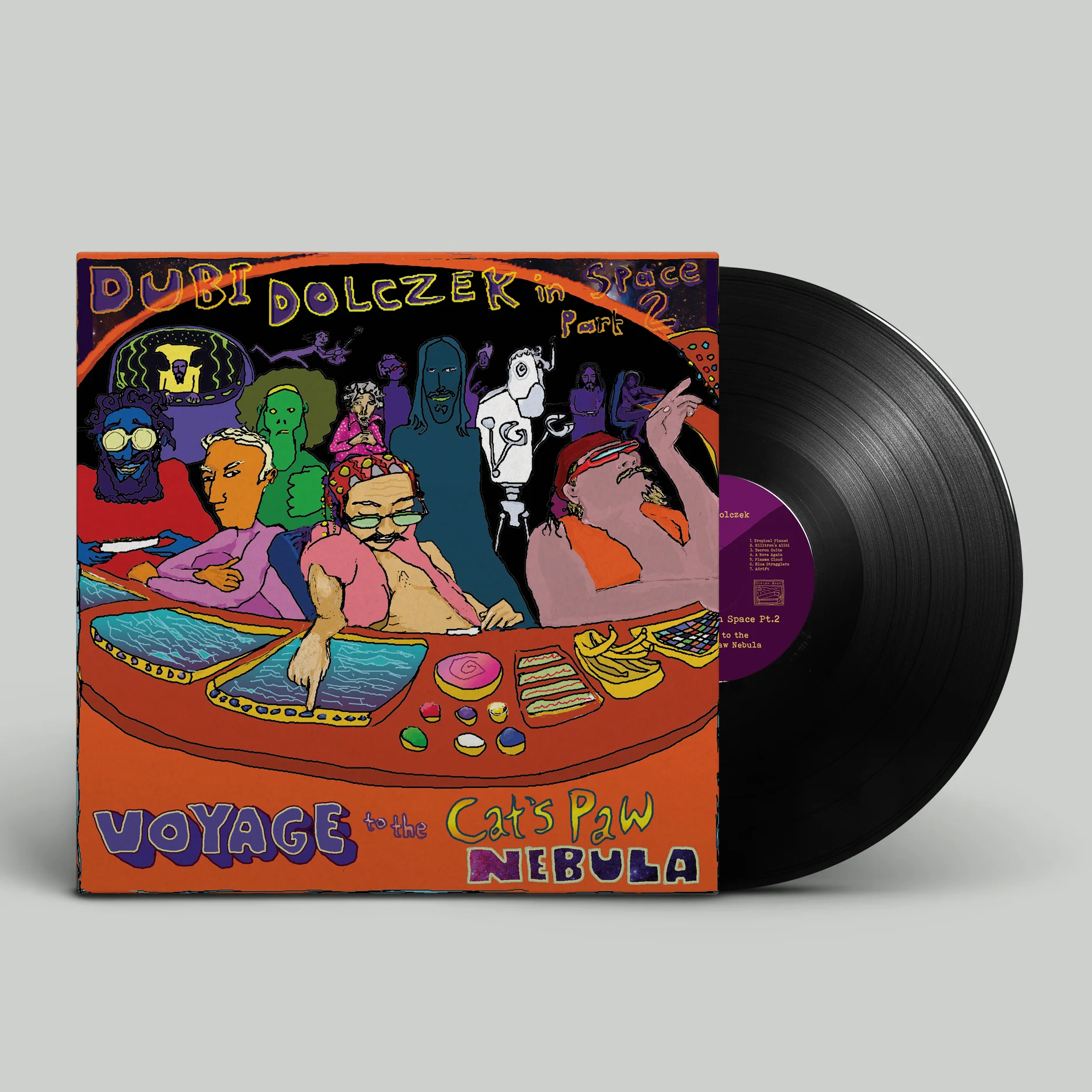 Dubi Dolczek - Dubi In Space Part 2 Voyage To The Cats Paw Nebula (black vinyl).jpg
