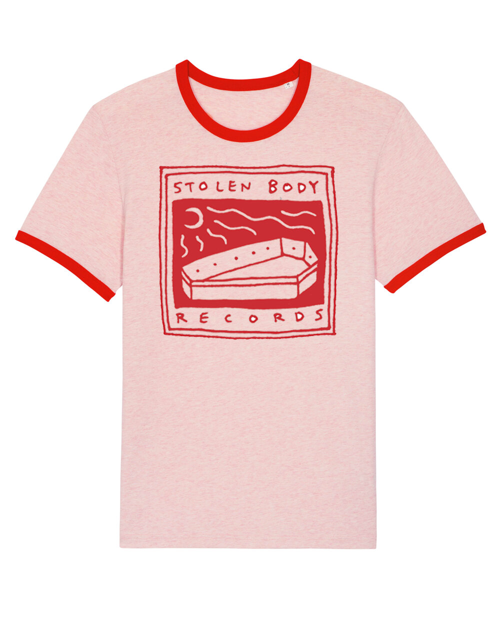 Pink Ringer Shirt — Stolen Body Records