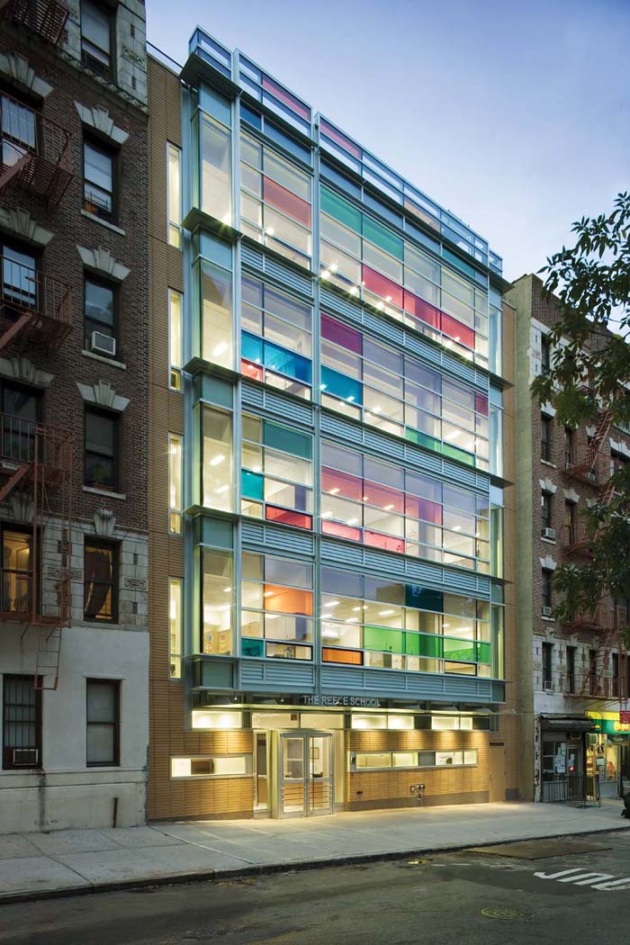 Reece School_Photo_Front Elevation Night.jpg