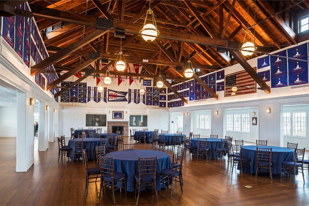 Bay Head Yacht Club banquet hall
