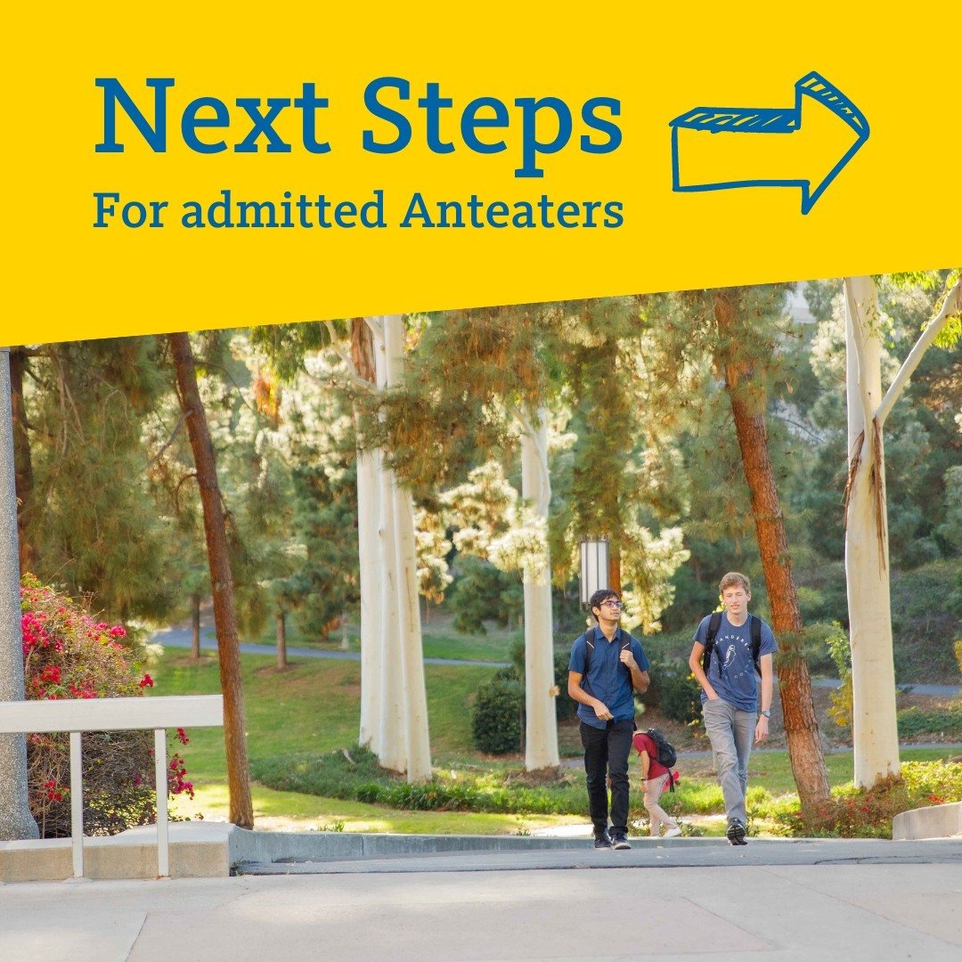Hi future Anteaters! Below are some important deadlines to put on your calendar:
📅SIR Deadlines: May 15 for first-years; June 1 for transfers
📅Housing Deadlines: May 16 for first-years; June 2 for transfers. Please accept your admission at least 24