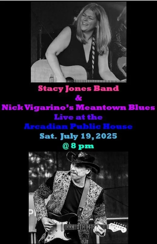 Nick Vigarino's Meantown Blues & The Stacy Jones Band - July 19th!