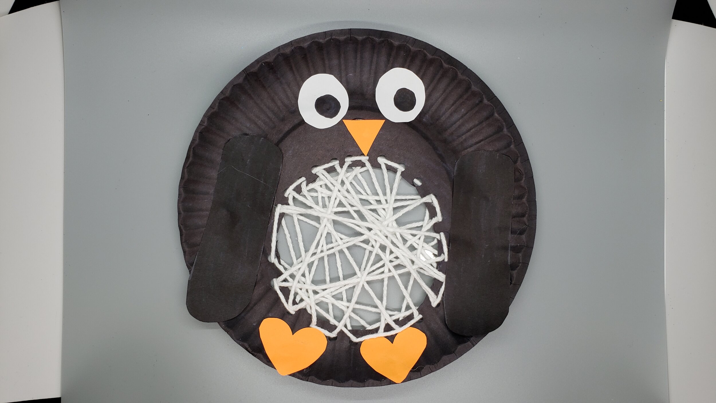 Paper Plate Penguin