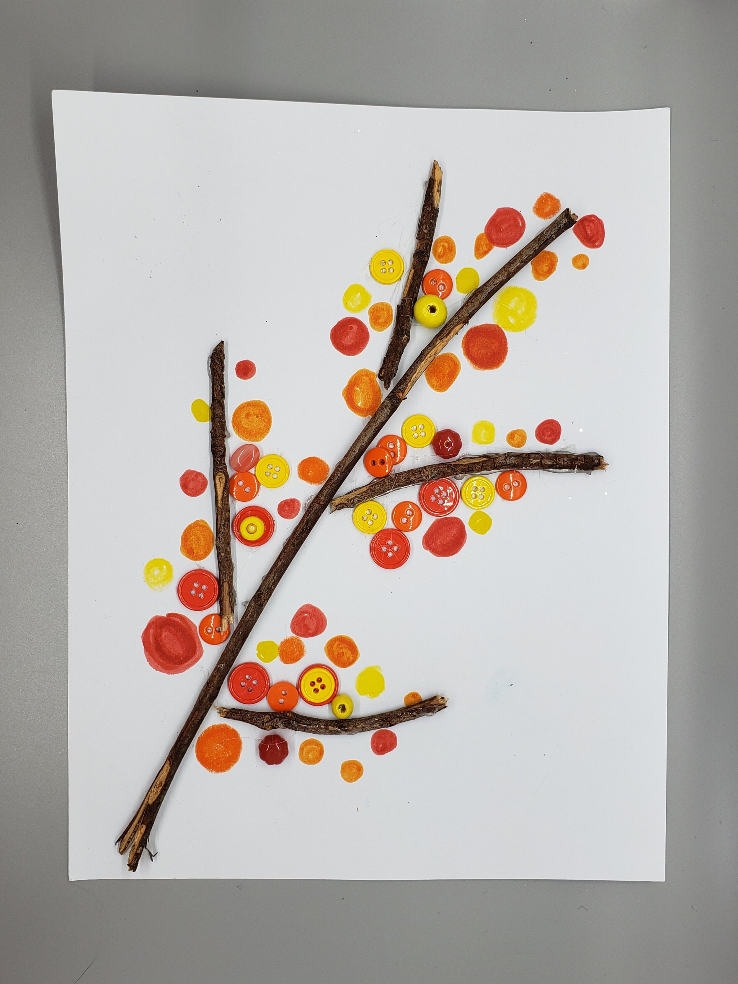 Button Tree Branch