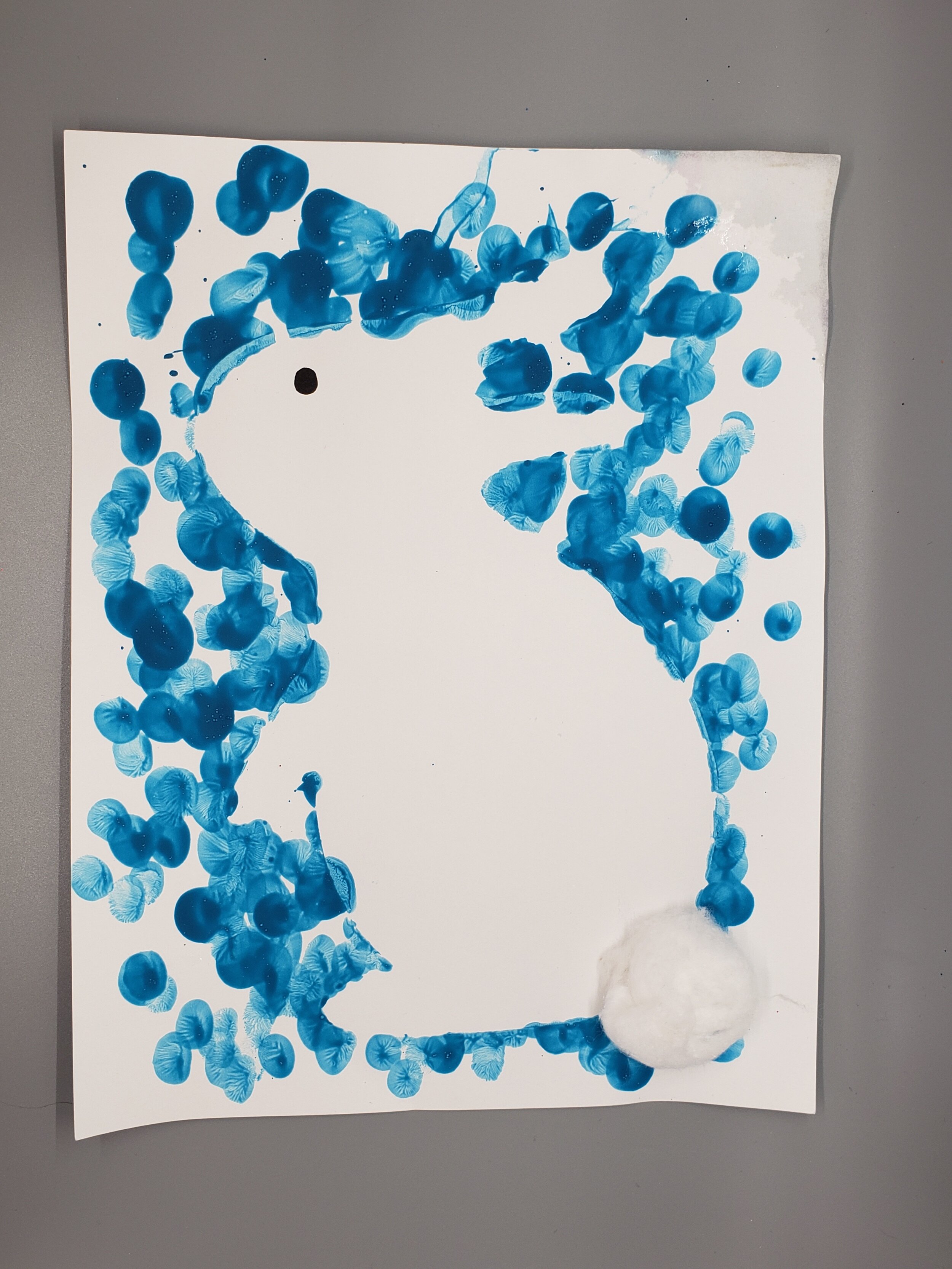 Fingerpaint Bunny