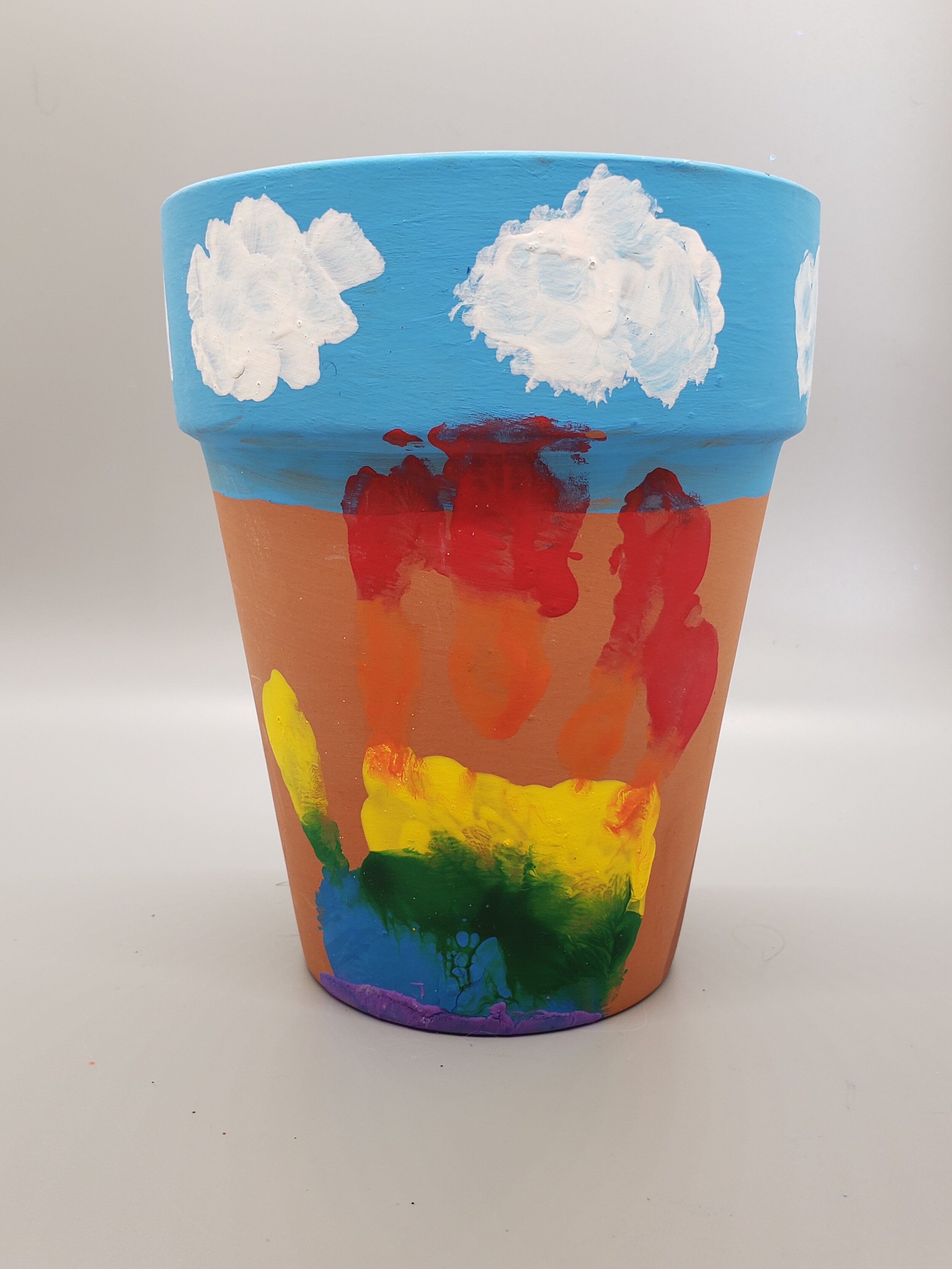 Rainbow Flower Pot