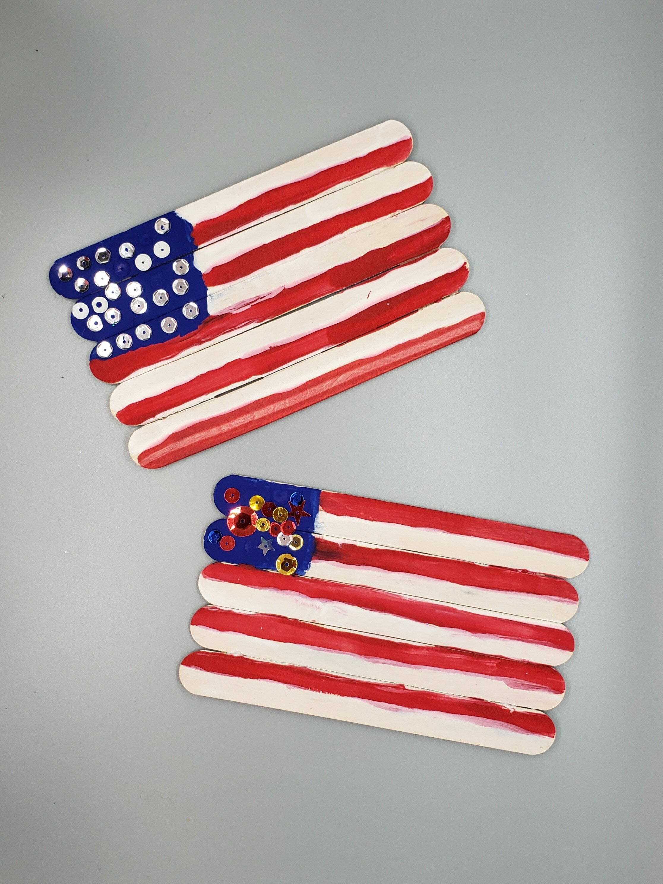 Fingerpaint American Flag