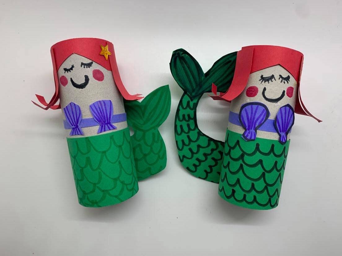 Toilet Roll Mermaids